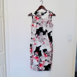 CK Floral Midi Dress